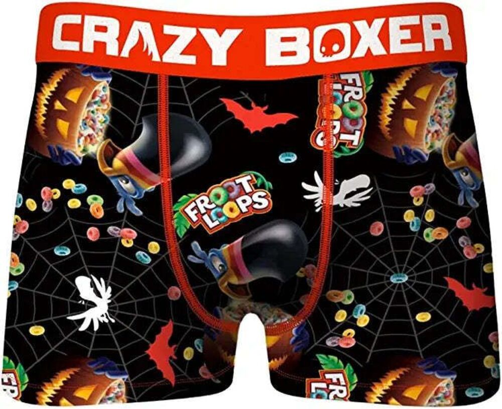 CRAZY BOXER Kellogg's Froot Loops Halloween Spook Boxer Brief - XL